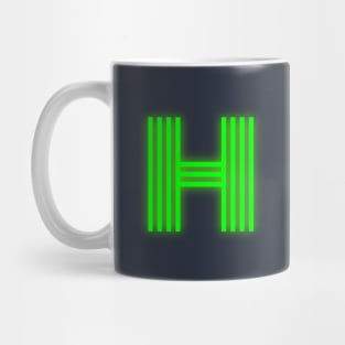 Letter H Letter Art Mug